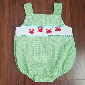 Petit Bebe Bubble Green with Crabs (6 Months)
